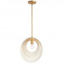  DOR-B7701-RG - Doral 1 Light Renaissance Gold Pendant