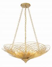  DOR-B7706-RG - Doral 6 Light Renaissance Gold Chandelier