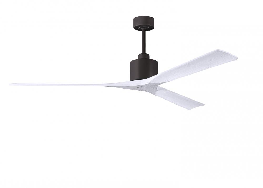 Nan XL 6-speed ceiling fan in Matte White finish with 72” solid matte white wood blades