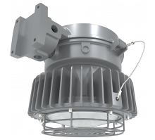  HAZLED120WMFG/480 - HAZARDOUS LOCATION 120W 5000K WALL MOUNT FROST GLOBE 480V GRAY