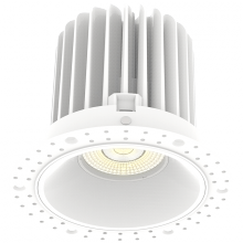  R4TL - TRIMLESS 4IN ROUND TRIAC 20W 5CCT 1600LM CRI90 38D WHITE SMOOTH