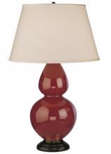  1647X - Oxblood Double Gourd Table Lamp