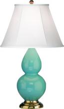  1760 - Egg Blue Small Double Gourd Accent Lamp