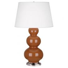  365X - Cinnamon Triple Gourd Table Lamp