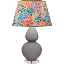 Robert Abbey A750S - Smokey Taupe Double Gourd Table Lamp