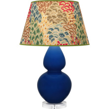 Robert Abbey CT23F - Cobalt Double Gourd Table Lamp