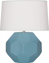  MOB02 - Matte Steel Blue Franklin Accent Lamp