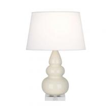  A294X - Bone Small Triple Gourd Accent Lamp