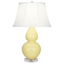  A606 - Butter Double Gourd Table Lamp