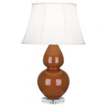  A759 - Cinnamon Double Gourd Table Lamp