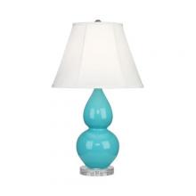  A761 - Egg Blue Small Double Gourd Accent Lamp