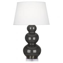  CR43X - Ash Triple Gourd Table Lamp