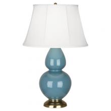  OB20 - Steel Blue Double Gourd Table Lamp