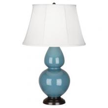  OB21 - Steel Blue Double Gourd Table Lamp