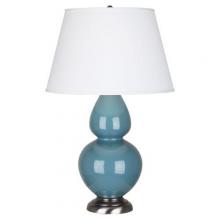  OB22X - Steel Blue Double Gourd Table Lamp