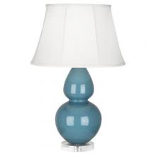  OB23 - Steel Blue Double Gourd Table Lamp