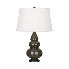  TE31X - Brown Tea Small Triple Gourd Accent Lamp