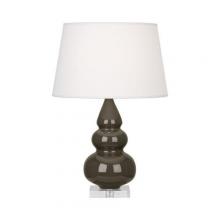  TE33X - Brown Tea Small Triple Gourd Accent Lamp