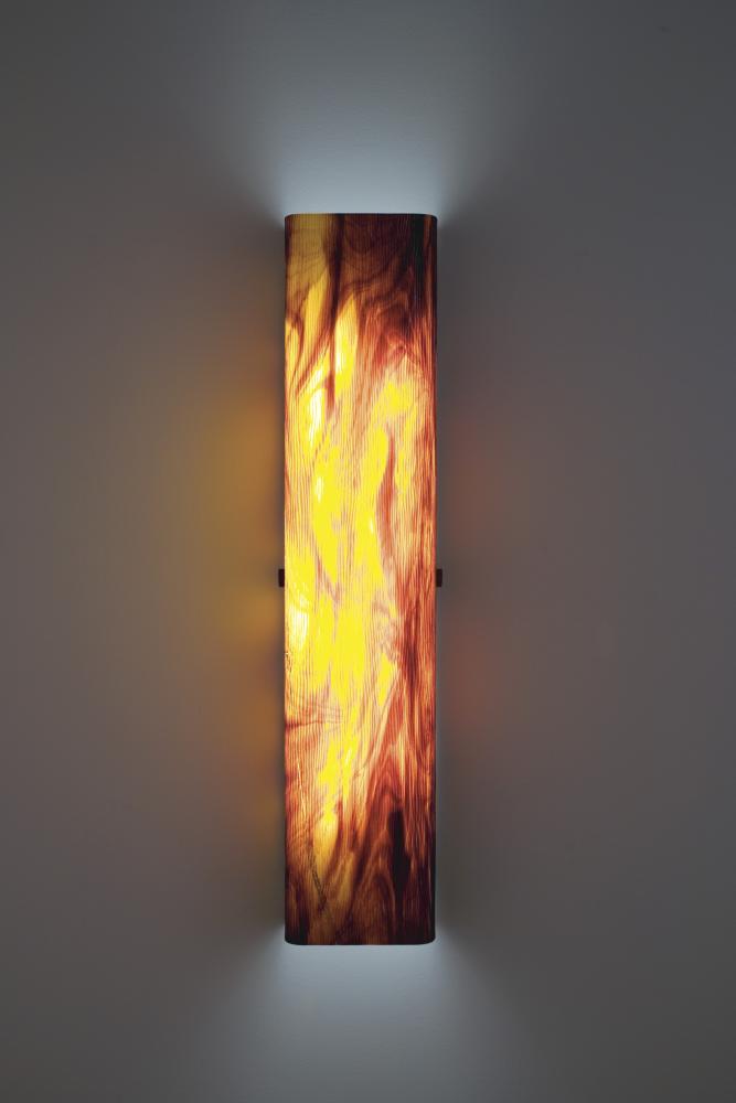 Channel - Sconce - Fluorescent - Root Beer - 28x6, Standard