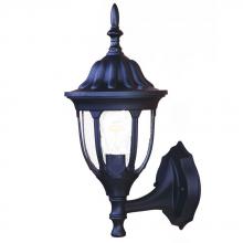  5060BK - Suffolk Collection Wall-Mount 1-Light Outdoor Matte Black Fixture