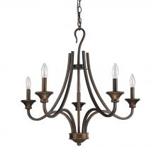  IN11255ORB - Michelle Indoor 5-Light Chandelier In Oil Rubbed Bronze