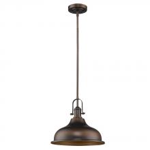  IN21148ORB - Virginia Indoor 1-Light Mini Pendant W/Metal Shade In Oil Rubbed Bronze