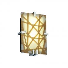  3FRM-5551-CONN-NCKL - Clips Rectangle Wall Sconce (ADA)