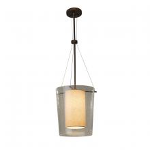  FAB-8010-CREM-DBRZ - Amani 1-Light Center Drum Pendant