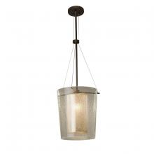  FSN-8010-MROR-DBRZ - Amani 1-Light Center Drum Pendant