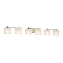  FSN-8446-55-WEVE-NCKL - Era 6-Light Bath Bar