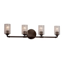  FSN-8464-10-SEED-DBRZ - Bronx 4-Light Bath Bar