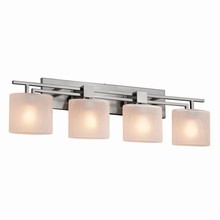  FSN-8704-30-FRCR-NCKL - Aero 4-Light Bath Bar