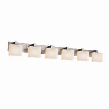  FSN-8926-55-OPAL-NCKL - Modular 6-Light Bath Bar