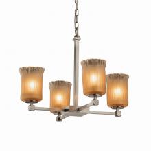  GLA-8420-16-GLDC-NCKL - Tetra 5-Light Chandelier