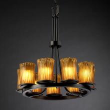  GLA-8766-16-WTFR-DBRZ - Dakota 9-Light Ring Chandelier