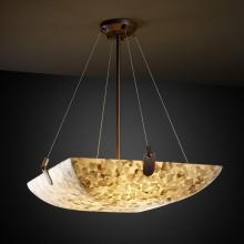 Justice Design Group ALR-9621-25-DBRZ-LED3-3000 - 18" LED Pendant Bowl w/ U-Clips