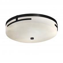  CLD-8995-MBLK - Atlas 16" LED Round Flush-Mount