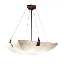  CLD-9642-25-DBRZ - 24" Pendant Bowl w/ Tapered Clips