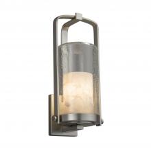 Justice Design Group ALR-7584W-10-NCKL - Atlantic Large Outdoor Wall Sconce