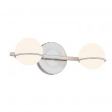  FSN-4162-OPAL-NCKL - Centric 2-Light Bath Bar