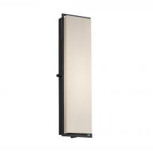 Justice Design Group FSN-7565W-OPAL-MBLK - Avalon 24" ADA Outdoor/Indoor LED Wall Sconce