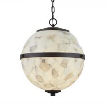 Justice Design Group ALR-8040-DBRZ - Imperial 17" Hanging Globe