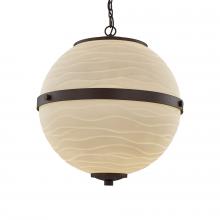  PNA-8040-WAVE-DBRZ - Imperial 17" Hanging Globe