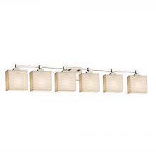  PNA-8426-55-WAVE-NCKL - Tetra 6-Light Bath Bar