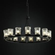  GLA-8715-16-WTFR-DBRZ - Dakota 15-Light 1-Tier Ring Chandelier