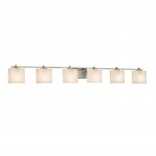  PNA-8446-55-PLET-NCKL - Era 6-Light Bath Bar