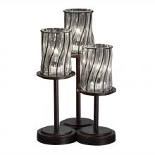  WGL-8797-10-GRCB-NCKL - Dakota 3-Light Table Lamp