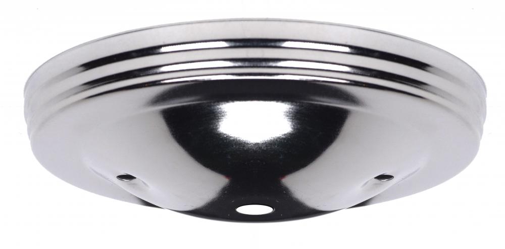 Smooth Canopy Kit And Matching Hardware; Polished Nickel Finish; 5" Diameter; 7/16" Center