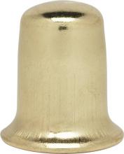  90/136 - Steel Finial; 1/4-27; 1"; Brass Plated