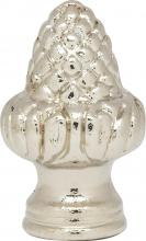  90/1713 - Acorn Finial; 1-1/2" Height; 1/8 IP; Polished Chrome Finish